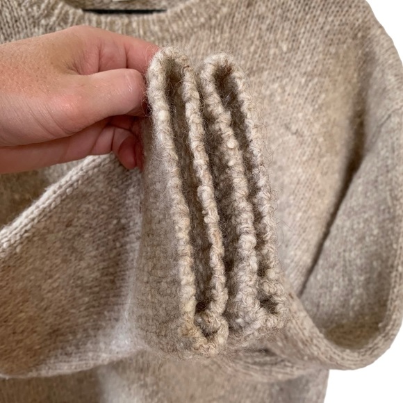 J. Crew Unisex Chunky Wool Oversized Sweater - Picture 4 of 6